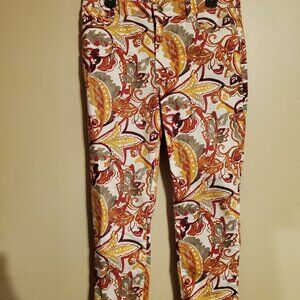 Chico's Perfect Stretch Paisley Jeans 1